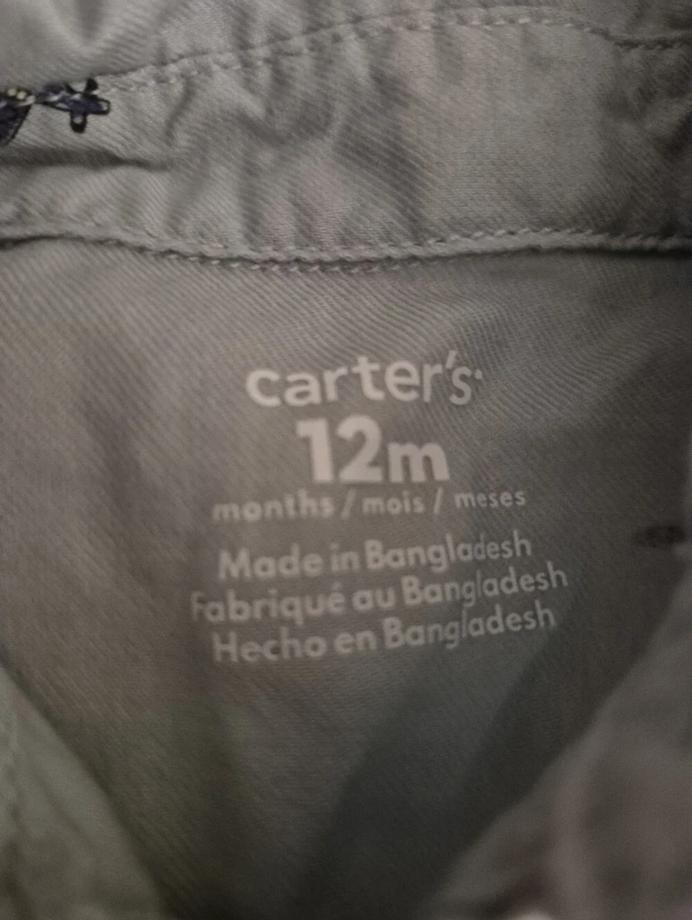 Carter's Airplane Shirt And Pants Set 12 Months